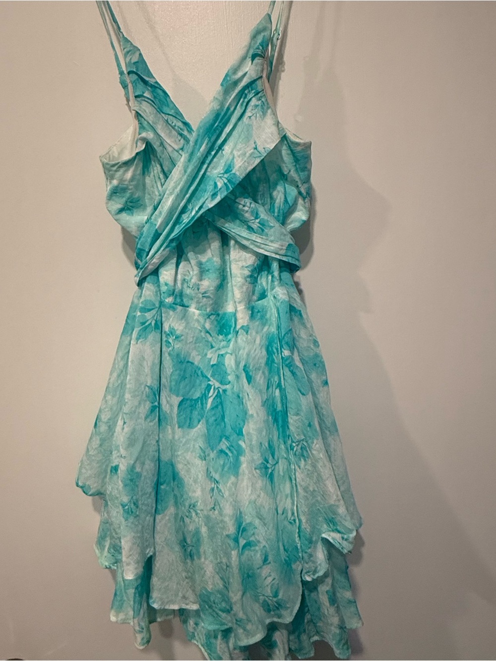 DO+BE Turquoise Smocked Sundress